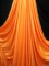 1 Yard Orange Low Stretch Polyester Fabric Extra Wide & Durable 108″-120″ Wide